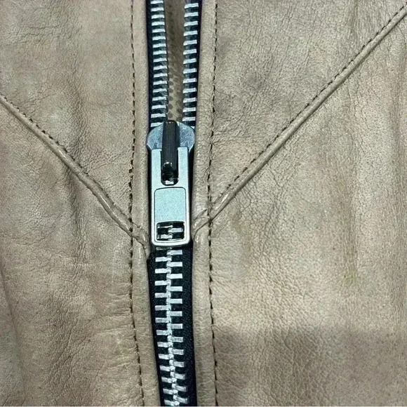 Hudson leather riding jacket vintage 80s-90’s style tan - Picture 6 of 7